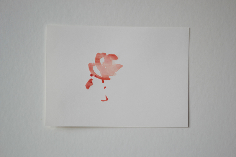 ohne Titel, 2012, 21 x 29,7 cm, Aquarell auf Papier