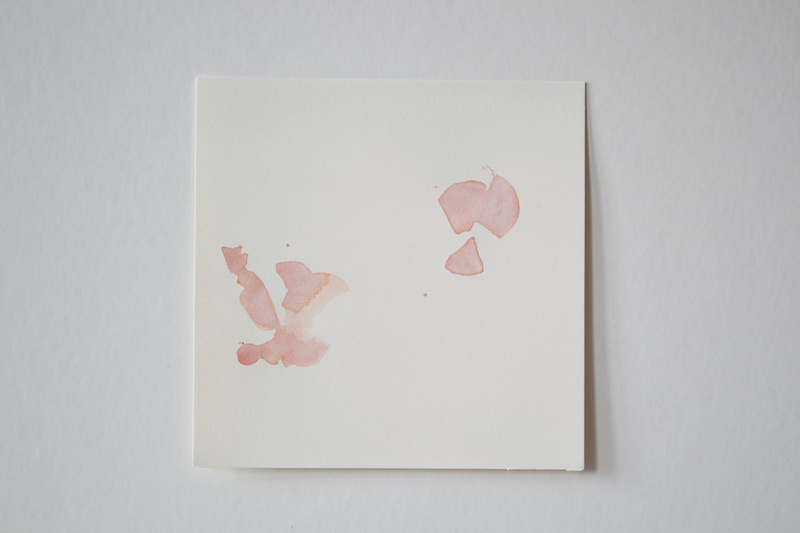 ohne Titel, 2016, 21 x 21 cm, Aquarell auf Papier